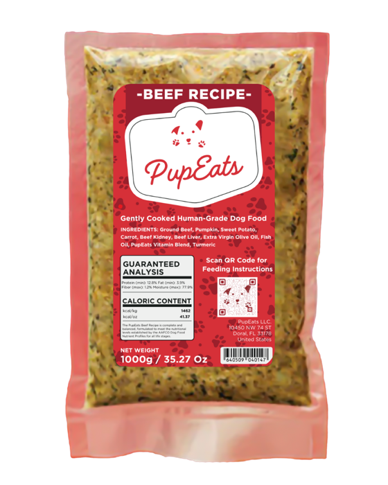 PupEats Beef Recipe pack